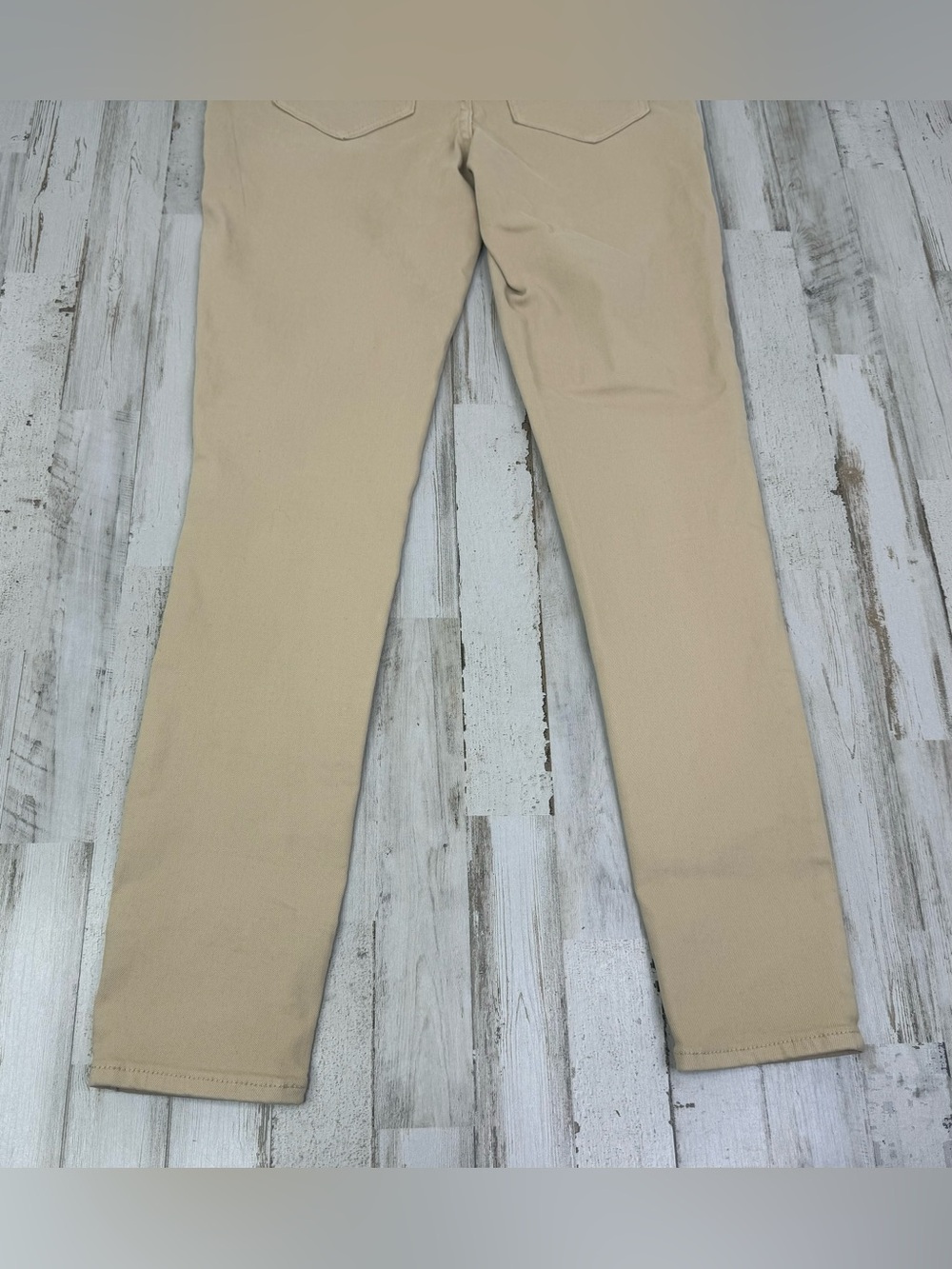Old Navy Rockstar Super Skinny Pants Size 4 (27x29) Beige High Rise NWT - Picture 11 of 11